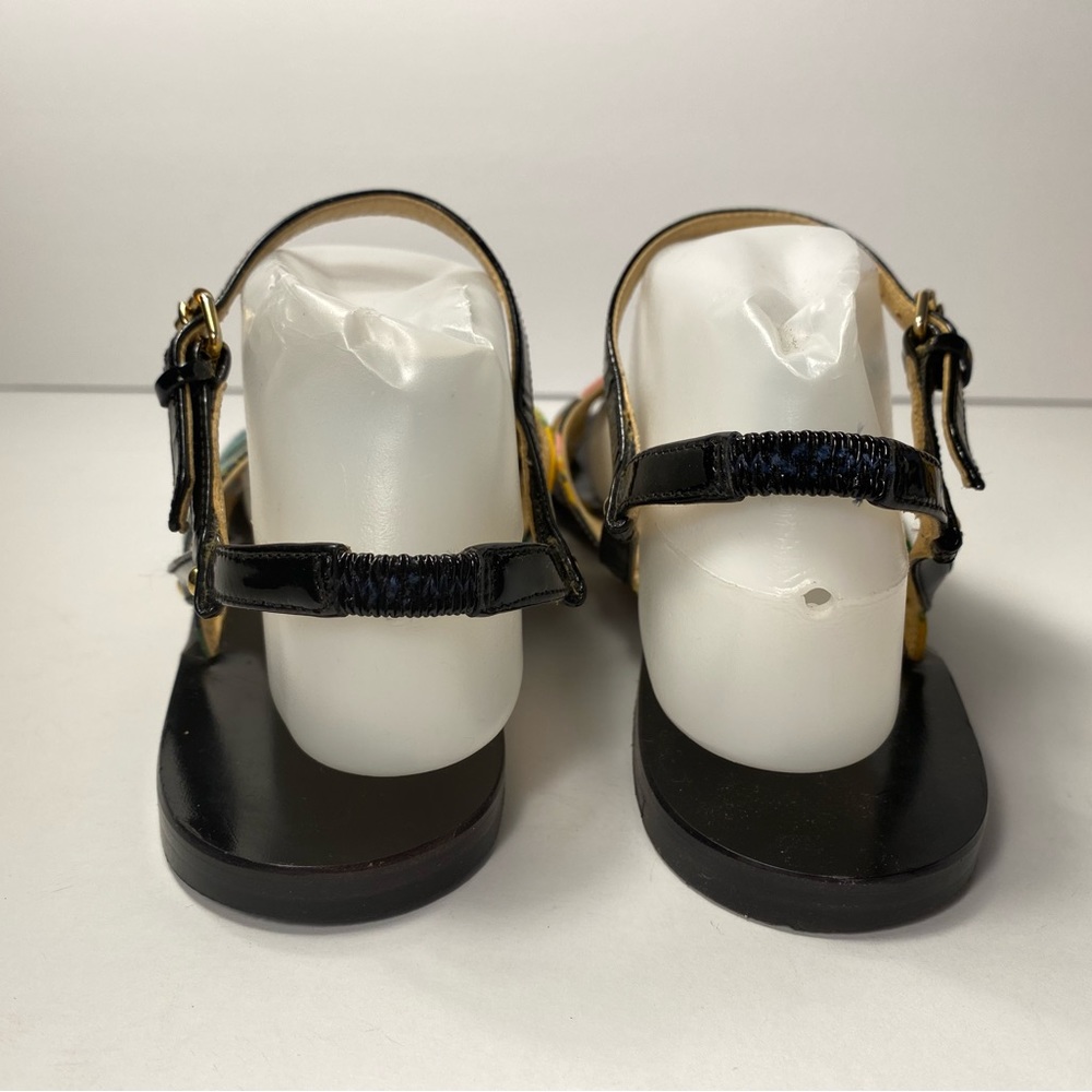 Balenciaga flat ankle strap sandals multi 39/8 - Picture 6 of 11